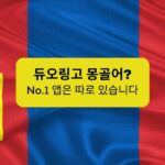 듀오링고 몽골어 Ling App