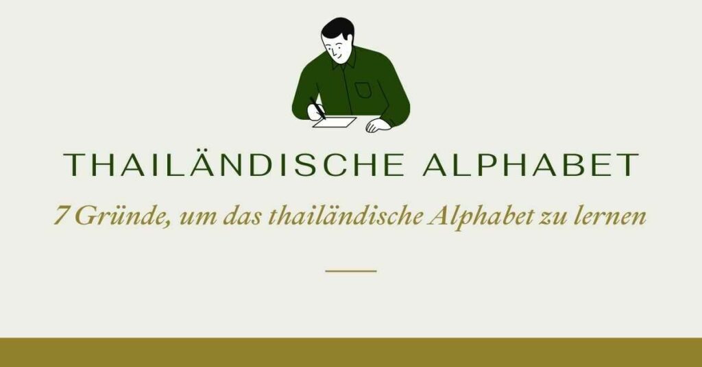thailändische Alphabet