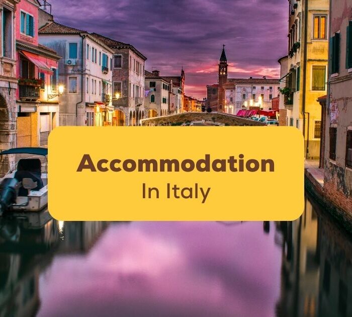 accomodation in Italy ling app