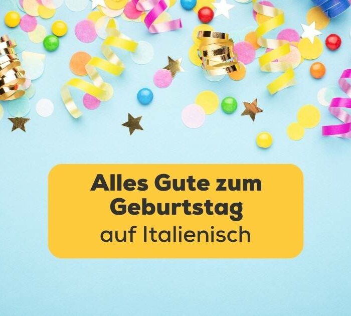 Lerne alles Gute zum Geburtstag auf Italienisch zu wünschen mit der Ling-App