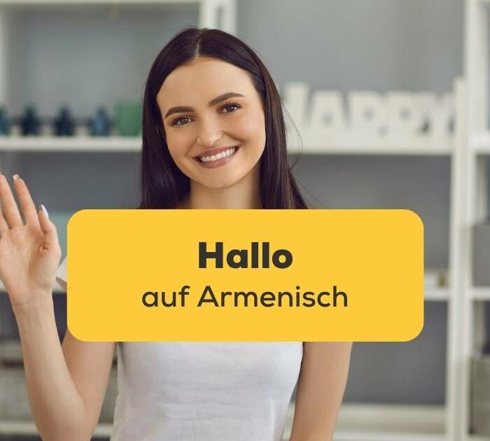 Lerne mit der Ling-App Hallo auf Armenisch zu sagen