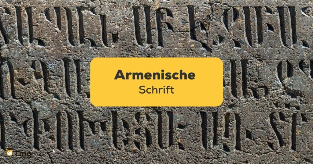 Lerne mit der Ling-App die armenische Schrift zu lesen und schreiben