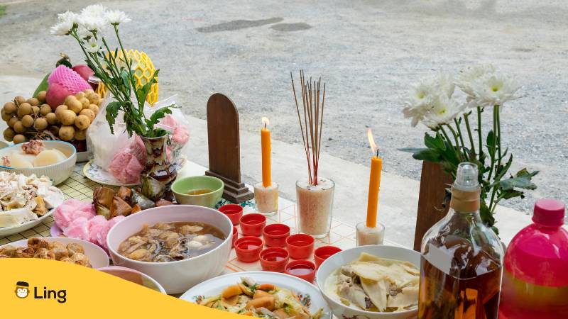 Mit der Ling-App Animismus und Ahnenverehrung aus der Religion in China verstehen