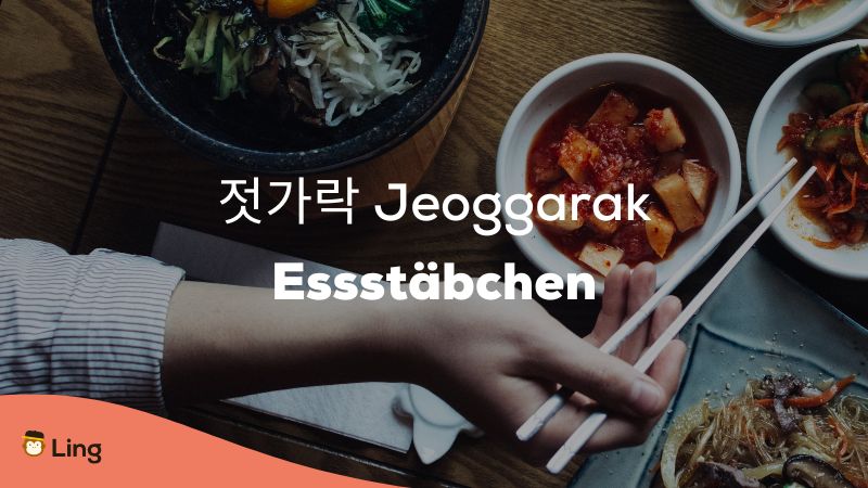 Koreaner essen vor allem mit Essstäbchen