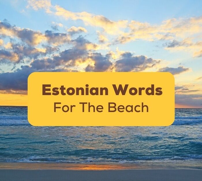 estonian words for the beach