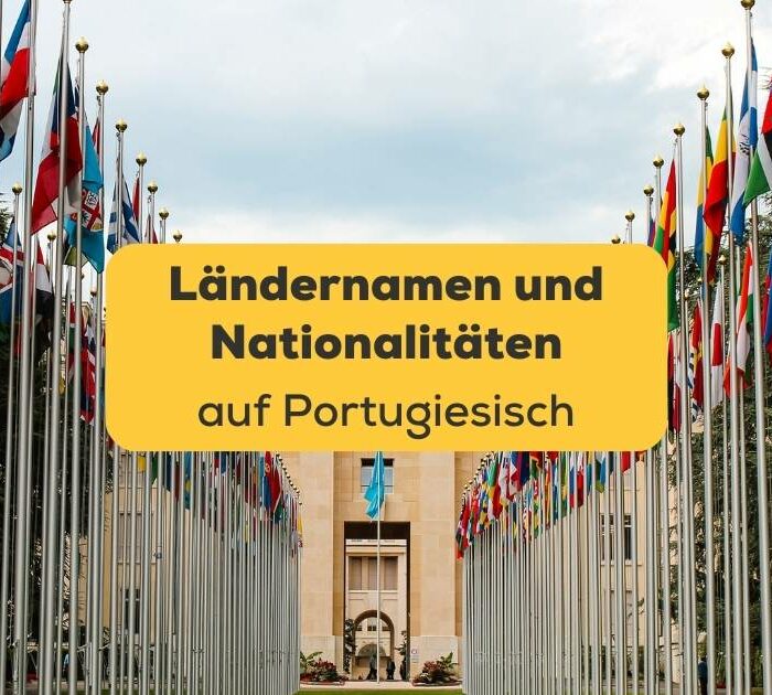 Lerne mit der Ling-App Ländernamen und Nationalitäten auf Portugiesisch und vieles mehr