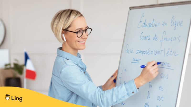 Lerne französische Adjektive mit der Ling App Feminin und Maskulin
