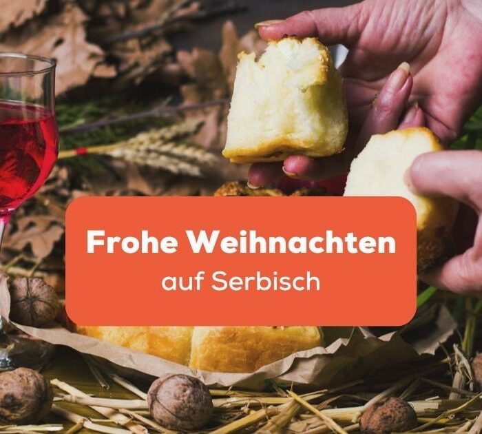 Frohe Weihnachten auf Serbisch mit Ling App