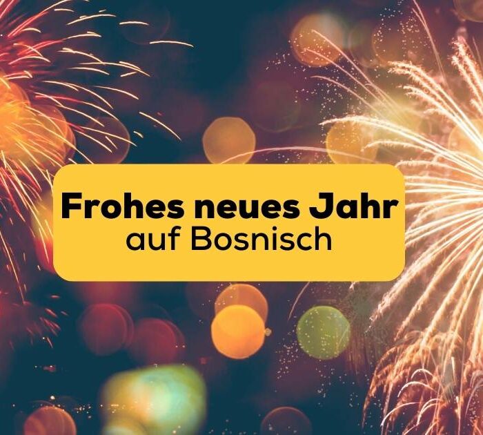 Frohes neues Jahr auf Bosnisch mit der Ling App lernen
