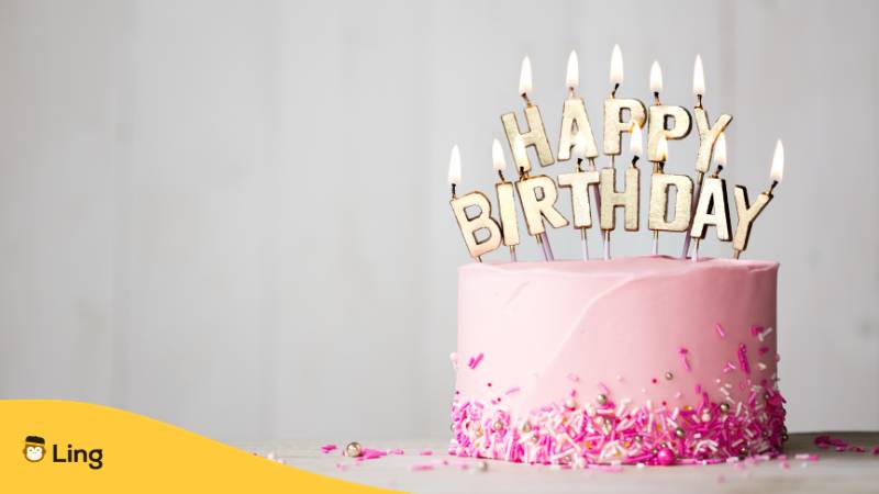 Lerne mit der Ling-App alles Gute zum Geburtstag auf Armenisch zu deinen Freunden zu sagen