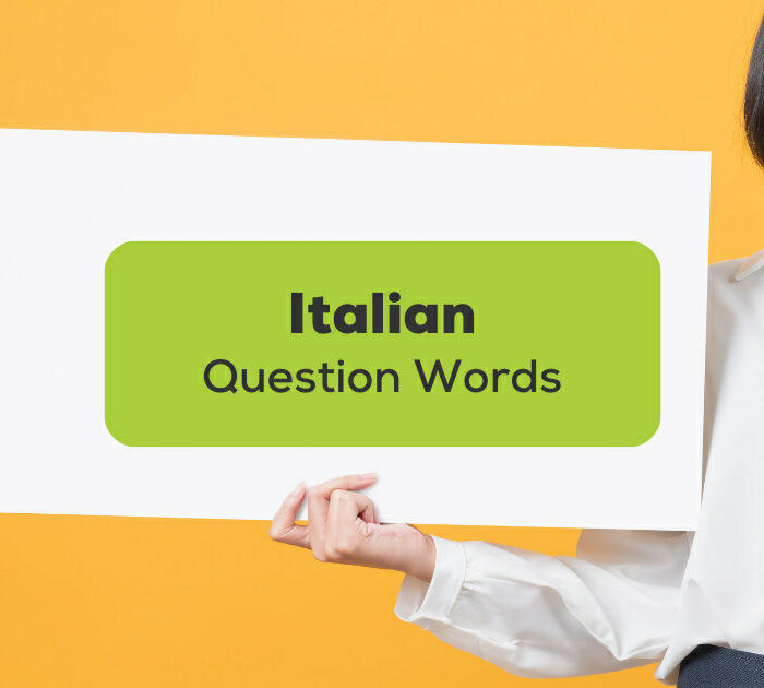Italian Question Words