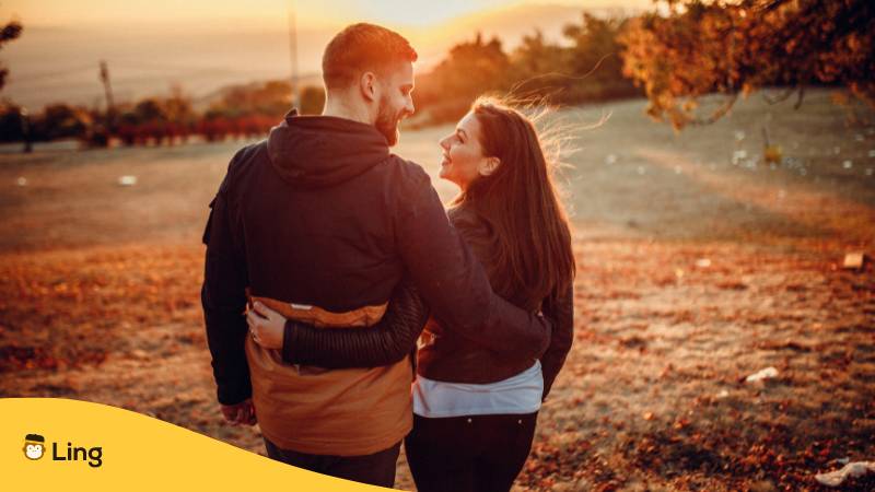 Lerne mit der Ling-App deine Liebe deinem Partner auf Italienisch auszudrücken