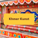 Bunte Schnitzereien sind ein Teil der Khmer Kunst erfahre mehr über die Kultur und Traditionen der Khmer in Kambodscha mit Ling