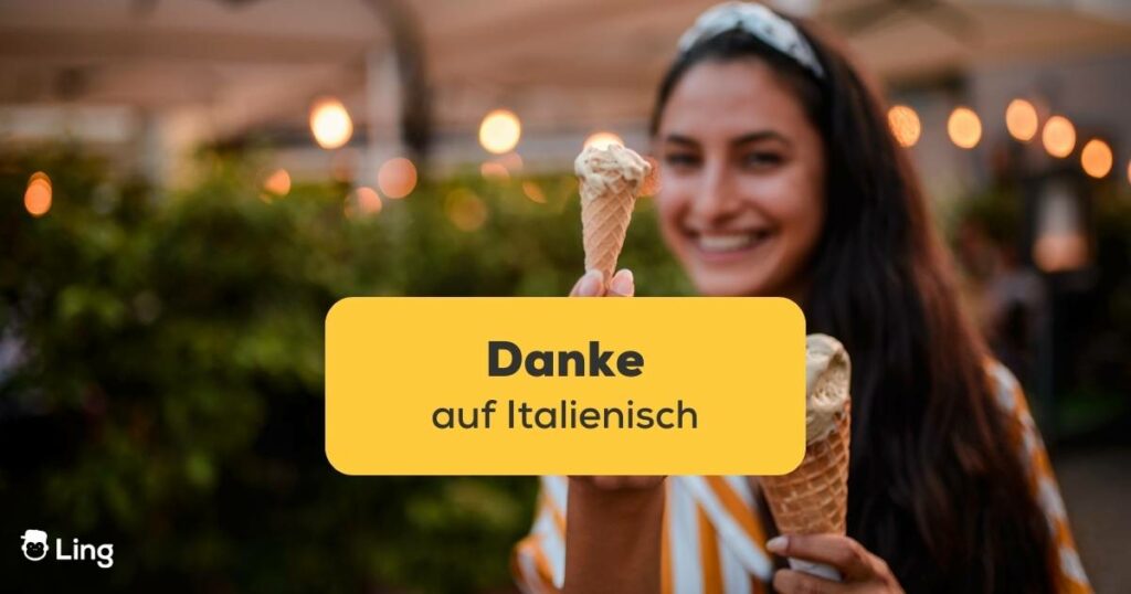 Danke auf Italienisch mit der Ling-App lernen