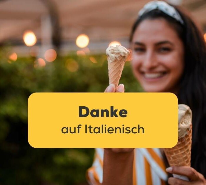 Danke auf Italienisch mit der Ling-App lernen