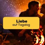 Paar will sich küssen und ihre Liebe auf Tagalog ausdrücken, was sie mit Ling gelernt haben
