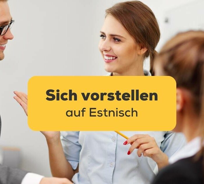 Sich vorstellen auf Estnisch mit der Ling-App lernen und anwenden
