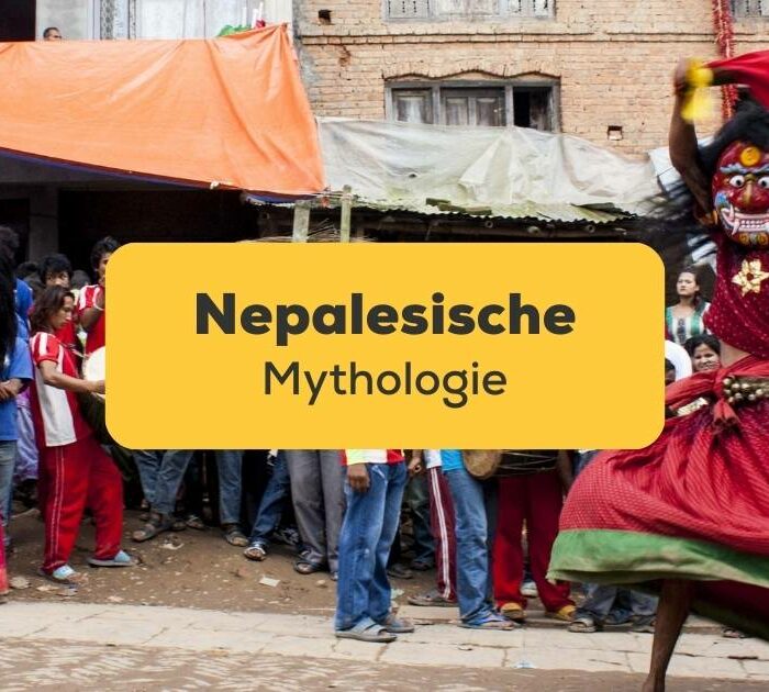 Nepalesische-Mythologie-Nepalesisches-Fest-mit-mystischen-Tänzer