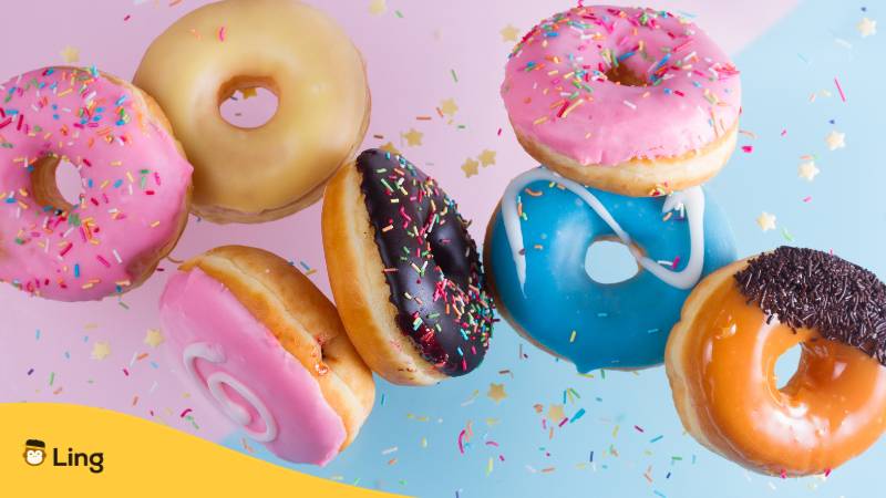 Donuts sind ein Teil einer lustigen italienischen Redewendung , dass man nicht alles im Leben haben kann