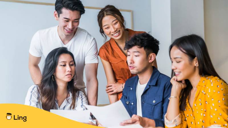 Sich auf Französisch vorstellen mit der Ling App in der Vorstellungsrunde