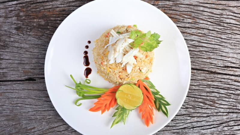 Speisen in Thailand Khao Pad