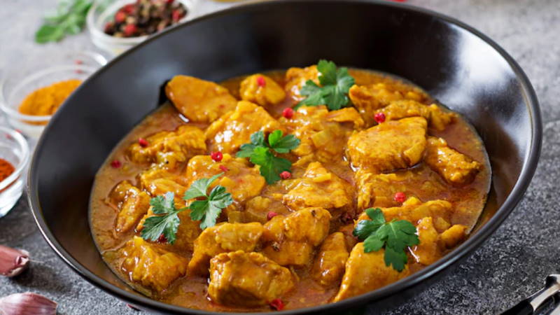 Speisen in Thailand Massaman Curry