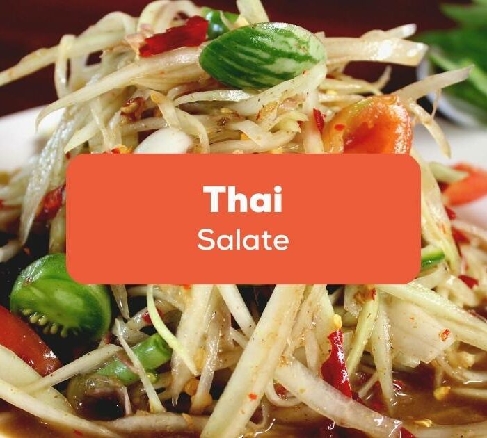 Papyasalat Som Tam ist einer der berühmtesten Thai Salate