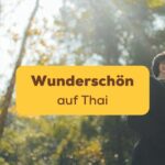 Ein umarmendes Paar im Wald